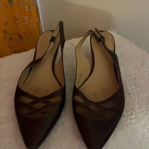 Kitten Heel open back sandals Via Spiga